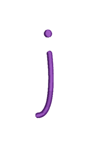 Lower Case Sweet Font J