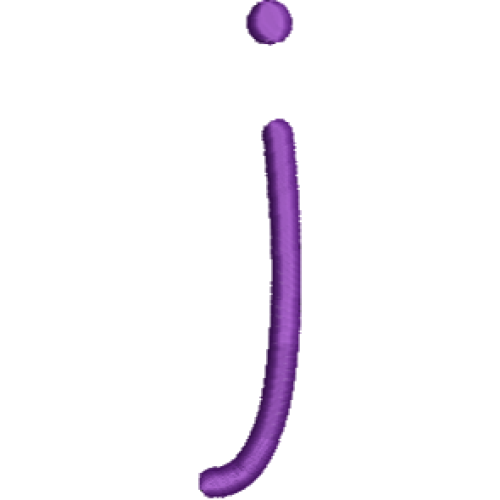 Lower Case Sweet Font J