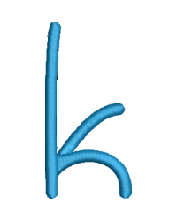 Lower Case Sweet Font K