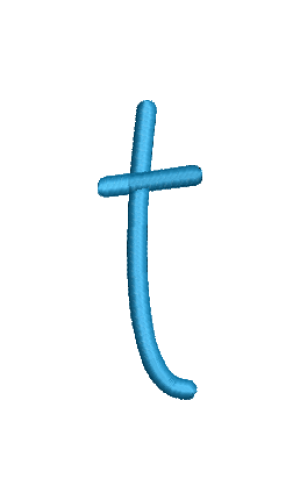 Lower Case Sweet Font T