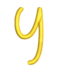 Lower Case Sweet Font Y