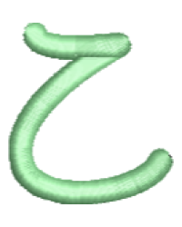 Lower Case Sweet Font Z