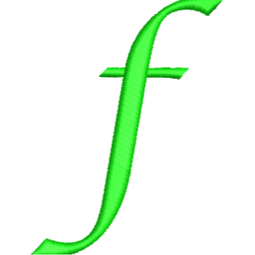 Lucy Lower Case F