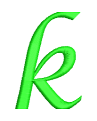 Lucy Lower Case K