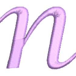 Lucy Lower Case N