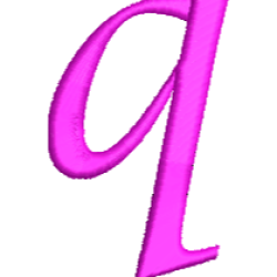 Lucy Lower Case Q