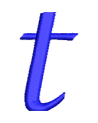 Lucy Lower Case T