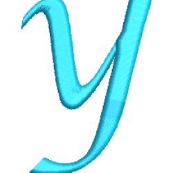 Lucy Lower Case Y