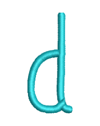 Maxine Lowercase D