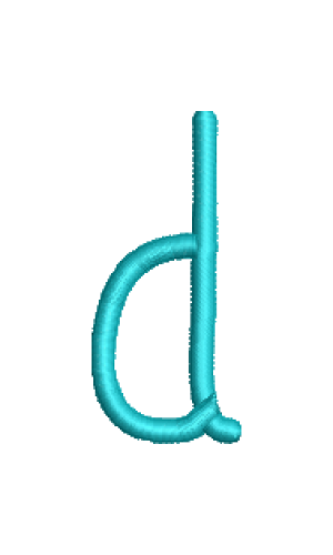 Maxine Lowercase D