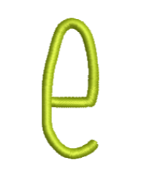 Maxine Lowercase E