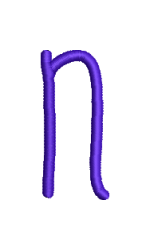 Maxine Lowercase N