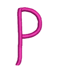 Maxine Lowercase P