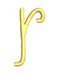 Maxine Lowercase R