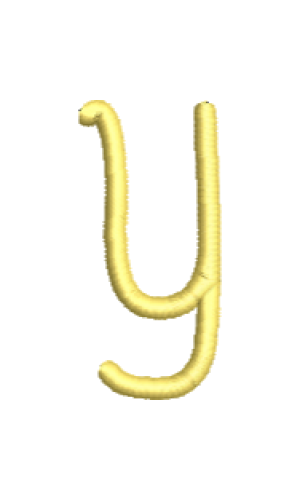 Maxine Lowercase Y