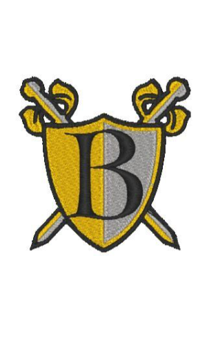 Medieval Shield Alphabet B
