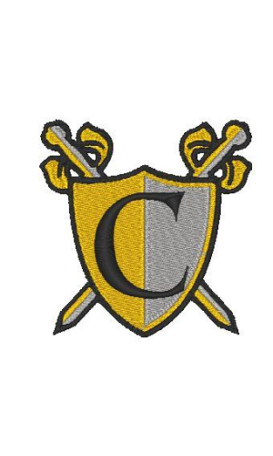 Medieval Shield Alphabet C