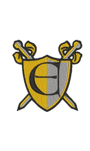 Medieval Shield Alphabet E