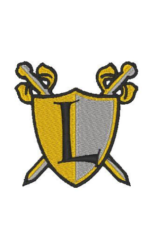 Medieval Shield Alphabet L