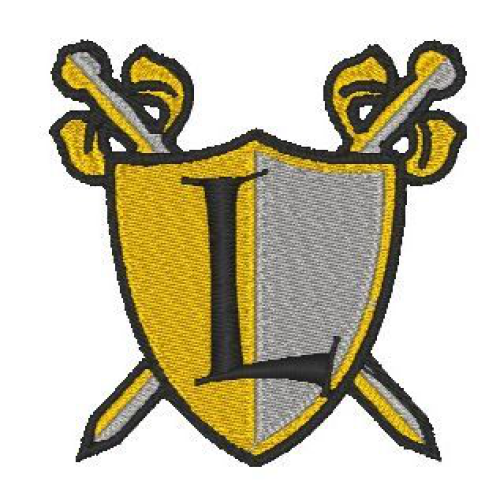 Medieval Shield Alphabet L