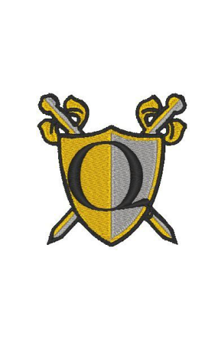 Medieval Shield Alphabet Q