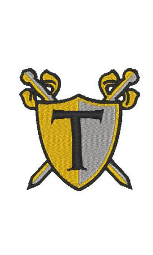 Medieval Shield Alphabet T