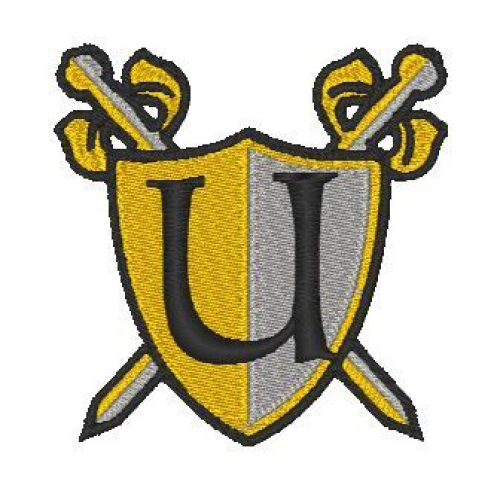 Medieval Shield Alphabet U