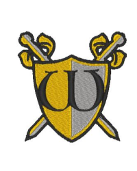 Medieval Shield Alphabet W Medieval Shield Alphabet W