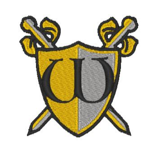Medieval Shield Alphabet W
