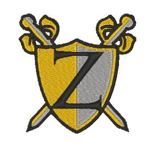 Medieval Shield Alphabet Z