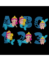 Mermaid Alphabet Set