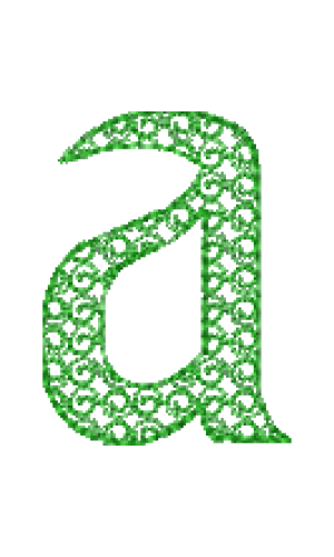 Motif D Font Lower Case A