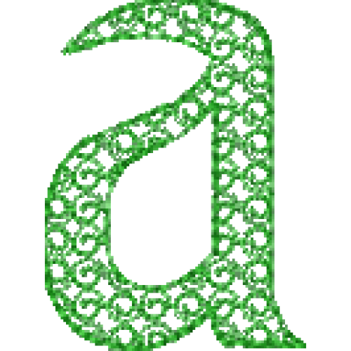 Motif D Font Lower Case A