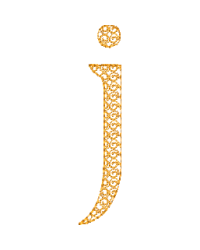 Motif D Font Lower Case J