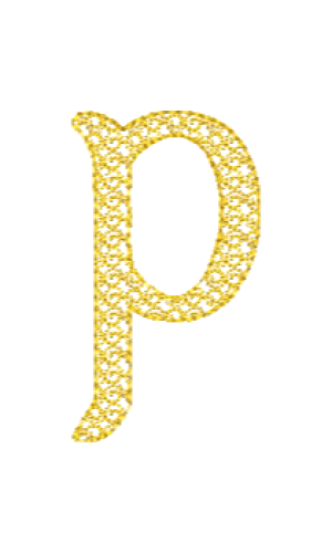 Motif D Font Lower Case P