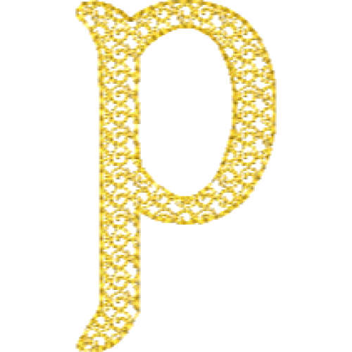 Motif D Font Lower Case P