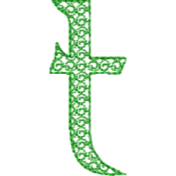 Motif D Font Lower Case T