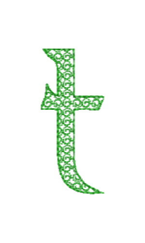 Motif D Font Lower Case T