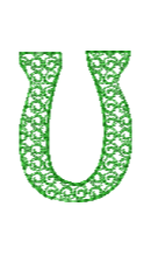 Motif D Font Lower Case U