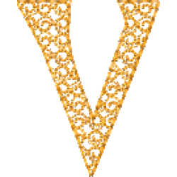 Motif D Font Lower Case V