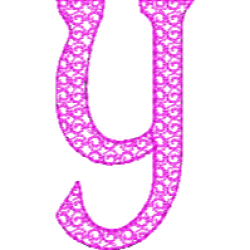 Motif D Font Lower Case Y