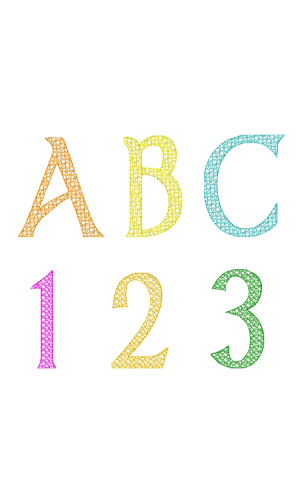 Motif D Font Set
