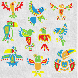Native American Eagle Set 10 Designs