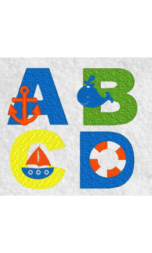 Nautical Alphabet Set