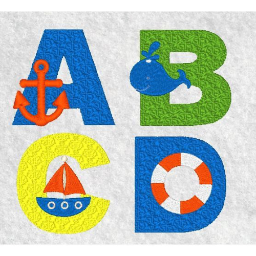 Nautical Alphabet Set