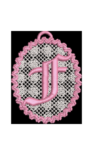Dentelle Alphabet vieil anglais F