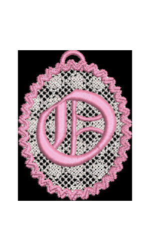 Dentelle Alphabet vieil anglais O