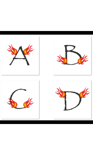 On Fire Alphabet