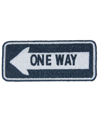 One Way Right Road Sign