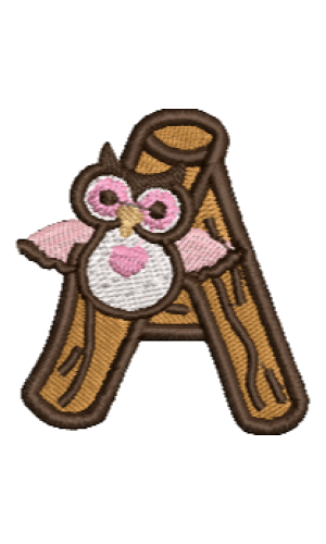 Owl Alphabet A